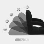 vidaXL Chaise de sol réglable avec accoudoir