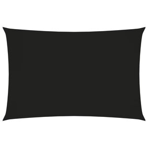 vidaXL Voile de parasol Tissu Oxford rectangulaire 5x7 m Noir