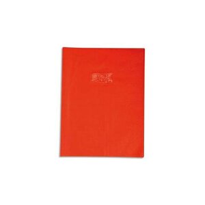 Protège-cahier Grain Cuir 20/100ème 24x32 orange CALLIGRAPHE