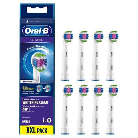 Oral-b 3d white brossette avec cleanmaximiser  8