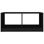 Vidaxl table basse noir 75x50x33 5 cm bois de pin massif