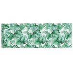 vidaXL Coussin de chaise longue motif de feuilles 180x60x4 cm