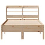 vidaXL Cadre de lit sans matelas 90x190 cm bois de pin massif
