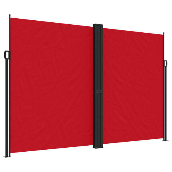 vidaXL Auvent latéral rétractable Rouge 220x1200 cm