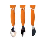 Couverts 3 pieces en silicone - Mr Fox - Trixie