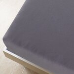 vidaXL Drap-housse Jersey Anthracite 90x200 cm Coton