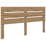 vidaXL Tête de lit Chêne artisanal 180 cm Bois d'ingénierie