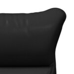 vidaXL Fauteuil relaxant Noir 69 x 74 x 93 cm Faux cuir