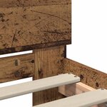 vidaXL Cadre de lit Bois Ancien 75 x 190 cm Bois d'ingénierie