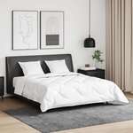 vidaXL Ensemble de Duvet avec oreiller 3 pc Blanc Plume de canard