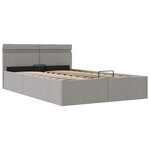 vidaXL Cadre de lit à rangement hydraulique sans matelas 140x200 cm