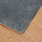 vidaXL Tapis en Fourrure Synthétique de Lapin Anthracite 200 x 200 cm