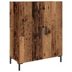 vidaXL Haut Armoire Bois ancien 69 5 x 34 x 180 cm Bois d'ingénierie