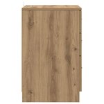 vidaXL Cabinet de chevet avec tiroir Chêne artisanal 40 x 40 x 63 cm