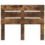 vidaXL Tête de lit Chêne fumé 135 cm Bois d'ingénierie