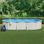 vidaXL Piscine avec pompe filtrante à sable 610x360x120 cm