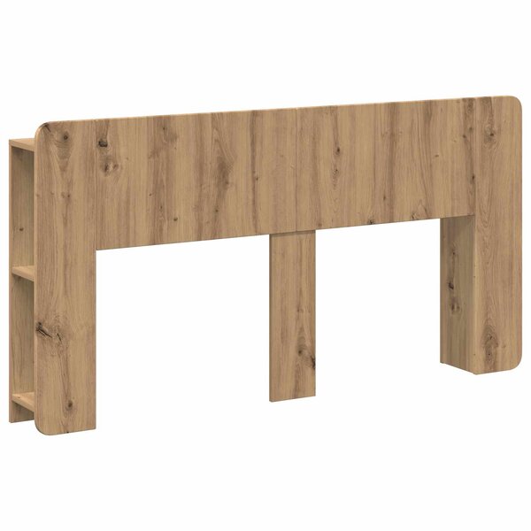 vidaXL Cabinet de Tête de Lit Chêne artisanal 140 cm Bois d'ingénierie