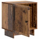 vidaXL Cabinet de chevet 2 Pièces Bois ancien 43 x 34 5 x 50 cm