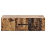 vidaXL Table d'appoint murale 59 x 34 5 x 17 cm Bois d'ingénierie