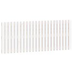 vidaXL Tête de lit murale Blanc 147x3x60 cm Bois massif de pin