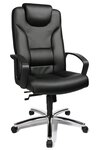 Fauteuil de direction 'Comfort Point 50' Chrome/noir TOPSTAR