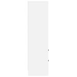 vidaXL Haut Armoire Blanc 45 5 x 34 x 127 cm Bois d'ingénierie