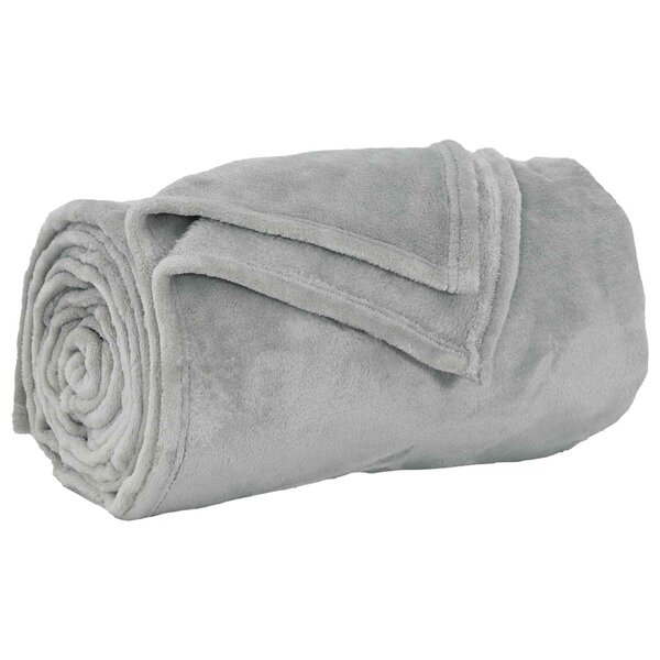 vidaXL plaid Gris 150 x 200 cm 0.78 kg Polaire