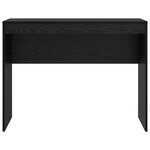 vidaXL Bureau d'écriture en chêne noir Chêne noir Bois d'ingénierie