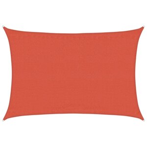 vidaXL Voile d'ombrage 160 g/m² rectangulaire terre cuite 3 5x5 m PEHD