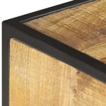 vidaXL Meuble TV 130x30x39 cm Bois massif de manguier