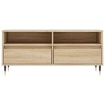 vidaXL Meuble TV chêne sonoma 100x34 5x44 5 cm bois d'ingénierie