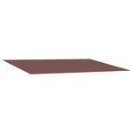 vidaXL Toile de rechange pour auvent Marron 300 x 250 cm Polyester