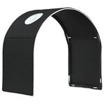 vidaXL Tunnel de lit pour lit mezzanine d'enfants 2 pc Noir Polyester