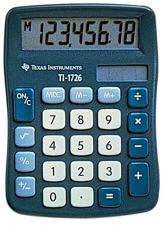 Calculatrice de bureau TI-1726 TEXAS INSTRUMENTS