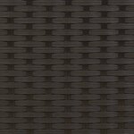 vidaXL Chaise longue avec coussins noir résine tressée