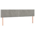 vidaXL Sommier à lattes de lit et matelas gris clair 120x190cm velours