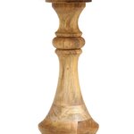 vidaXL Table d'appoint ronde 43x43x66 cm Bois de manguier massif