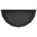 vidaXL Jardinière Noir 90 x 45 x 50 cm Acier