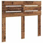 vidaXL Cadre de lit Bois ancien 135 x 190 cm Pin massif