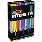 Boîte de 24 marqueurs BIC Intensity Colors assortis