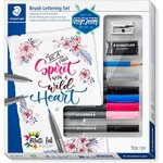 Kit d'écriture brush lettering  9 pièces staedtler