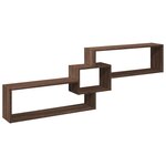 vidaXL Armoire murale 158x18x53 cm chêne marron bois d'ingénierie