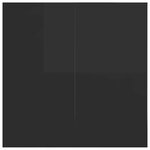 vidaXL Ensemble de Tables Basses 5 pc Noir et blanc crème