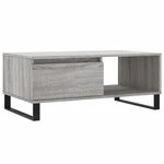 vidaXL Table basse Sonoma gris 90x50x36 5 cm Bois d'ingénierie