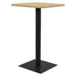 vidaXL Table de bistro Couleur chêne 78 5x78 5x107 cm