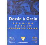 Bloc dessin à grain encollé a5 180g 30f clairefontaine