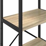 vidaXL Étagère Chêne Sonoma 56 x 34 x 133 5 cm Bois d'ingénierie