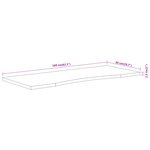 vidaXL Dessus de bureau 160x50x2 5 cm rectangulaire bois massif acacia