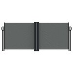 vidaXL Auvent latéral rétractable anthracite 100x600 cm