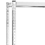 vidaXL Porte-pneus à 2 niveaux 3 Pièces Argenté 110x40x110 cm Acier